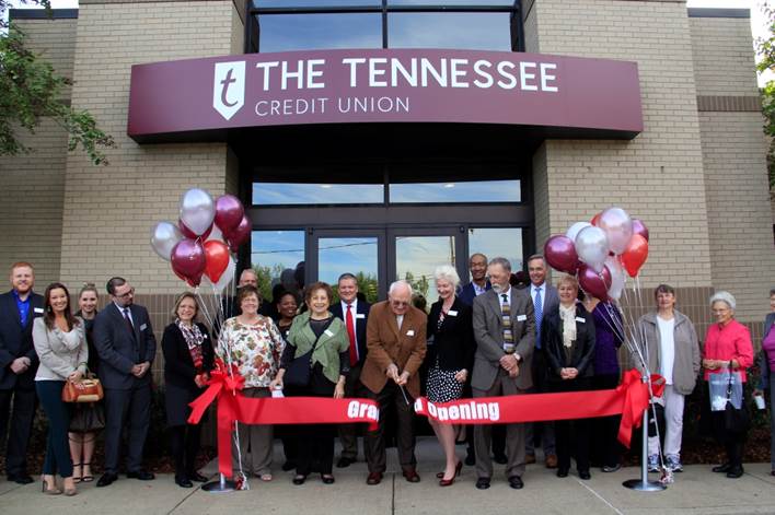 Grand Opening TTCU Bellevue Branch Ribbon Cutting on oct. 18